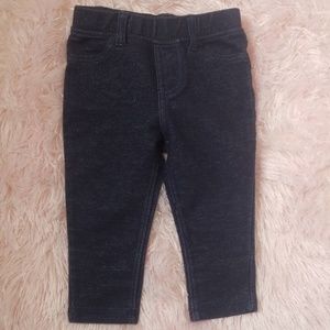 12M Sparkly Denim Leggings